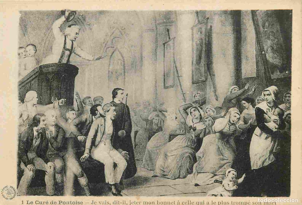 Postais: France - 95 - Pontoise - Le Cur&eacute; de Pontoise - illustration - CPA - Voir Scans Recto-Verso