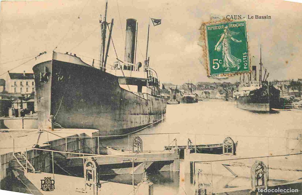 Postais: France - 14 - Caen - Le bassin - Bateaux - CPA - Voir Scans Recto-Verso