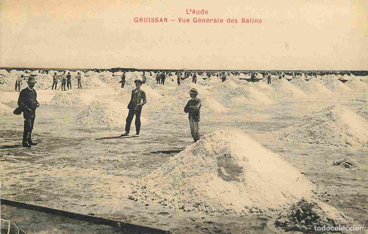 Cartoline: France - 11 - Gruissan - Vue G&eacute;n&eacute;rale des Salins - Anim&eacute;e - CPA - Voir Scans Recto-Verso
