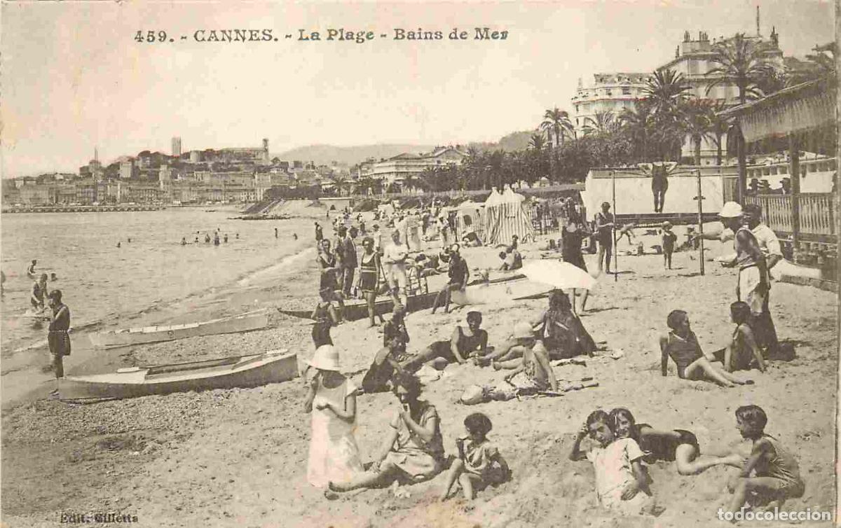 Cartoline: France - 06 - Cannes - La Plage - Bains de Mer - Anim&eacute;e - CPA - Oblit&eacute;ration de 1926 - Voir Scans Re