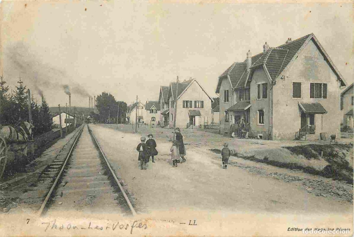 Cartes Postales: France - 88 - Thaon les Vosges - Chemin de fer - Anim&eacute;e - CPA - Oblit&eacute;ration de 1914 - Voir Scans Re