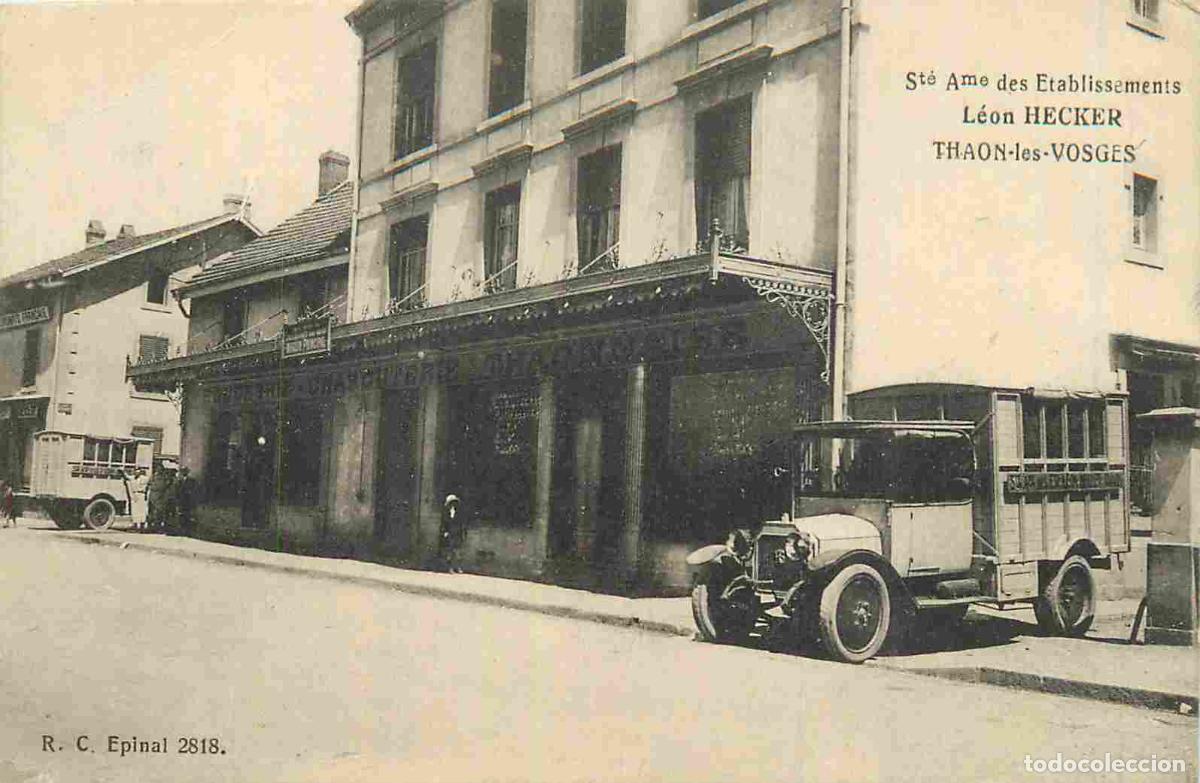 Cartes Postales: France - 88 - Thaon les Vosges - St&eacute; Ame des Etablissements l&eacute;on Hecker - Anim&eacute;e - Camion - Automobi