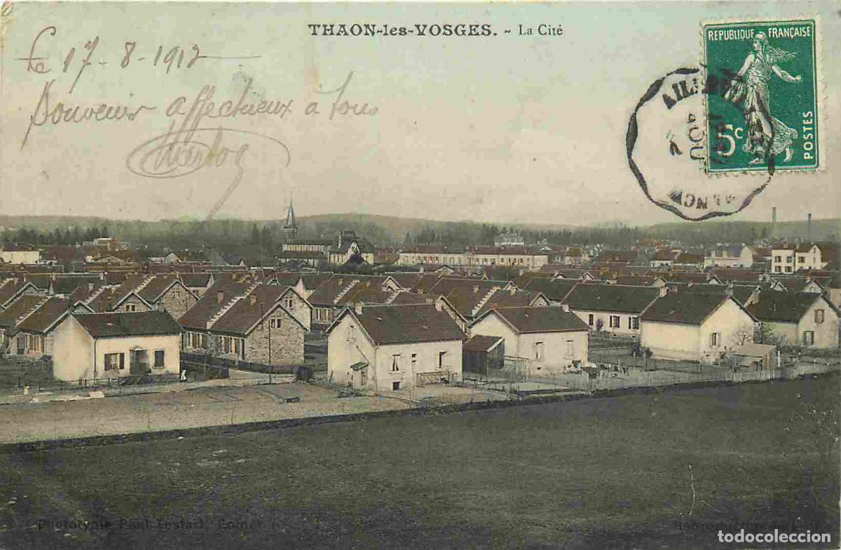 Cartes Postales: France - 88 - Thaon les Vosges - La Cit&eacute; - Coloris&eacute;e - CPA - Oblit&eacute;ration de 1912 - Voir Scans Recto