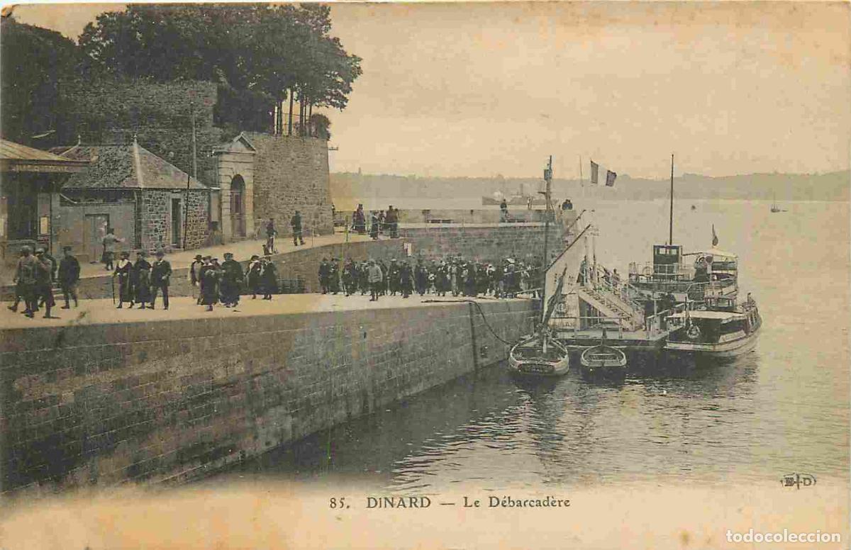 Cartes Postales: France - 35 - Dinard - Le D&eacute;barcad&egrave;re - Anim&eacute;e - CPA - Oblit&eacute;ration de 1916 - Voir Scans Recto-Verso