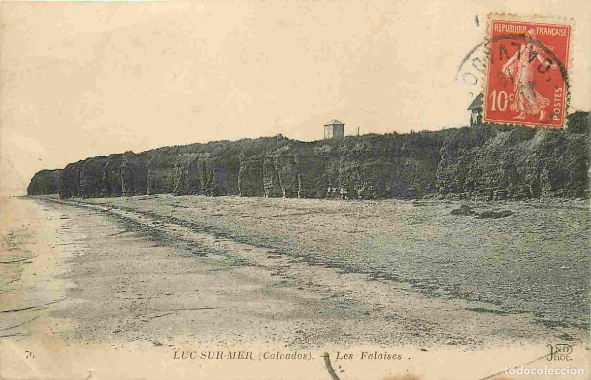Cartoline: France - 14 - Luc sur Mer - Les Falaises - CPA - Oblit&eacute;ration de 1919 - Voir Scans Recto-Verso