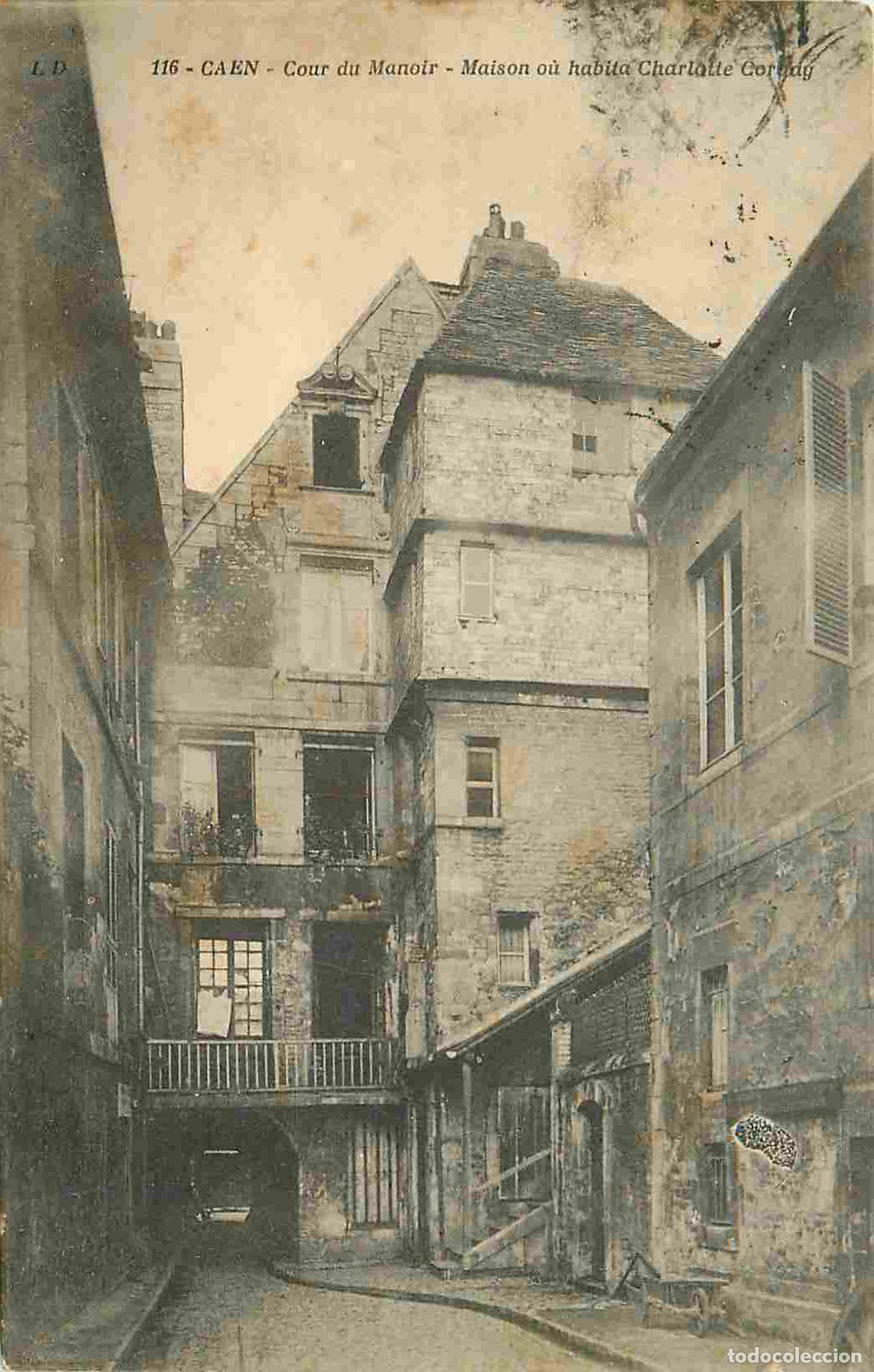 Cartoline: France - 14 - Caen - Cour du manoir - CPA - Oblit&eacute;ration de 1914 - Voir Scans Recto-Verso