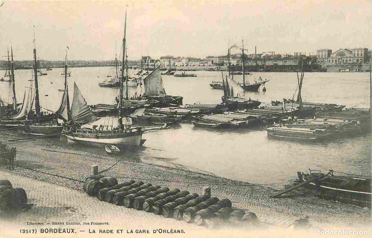 Cartoline: France - 33 - Bordeaux - La Rade et la Gare d'Orl&eacute;ans - CPA - Voir Scans Recto-Verso