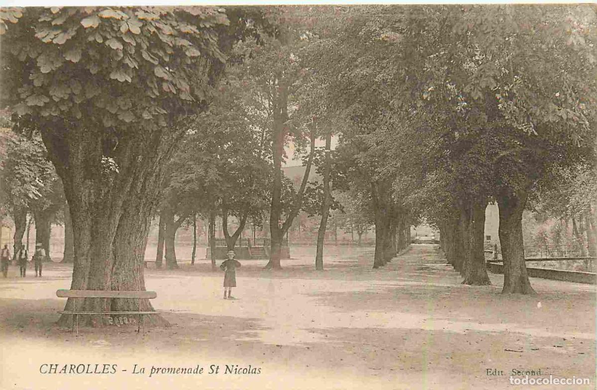 Postkarten: France - 71 - Charolles - La promenade St Nicolas - Anim&eacute;e - Enfants - CPA - Voir Scans Recto-Verso