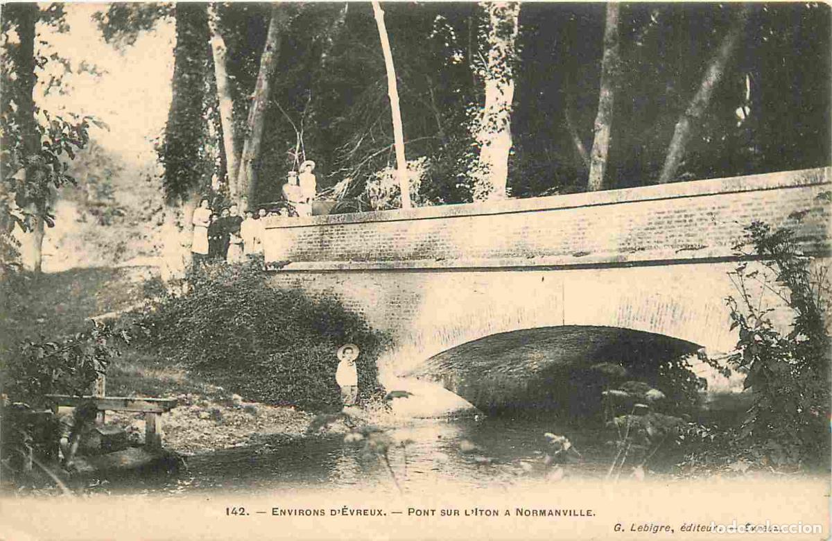 Postkarten: France - 27 - Normanville - Pont sur l'Iton - Anim&eacute;e - Pr&eacute;curseur - CPA - Voir Scans Recto-Verso