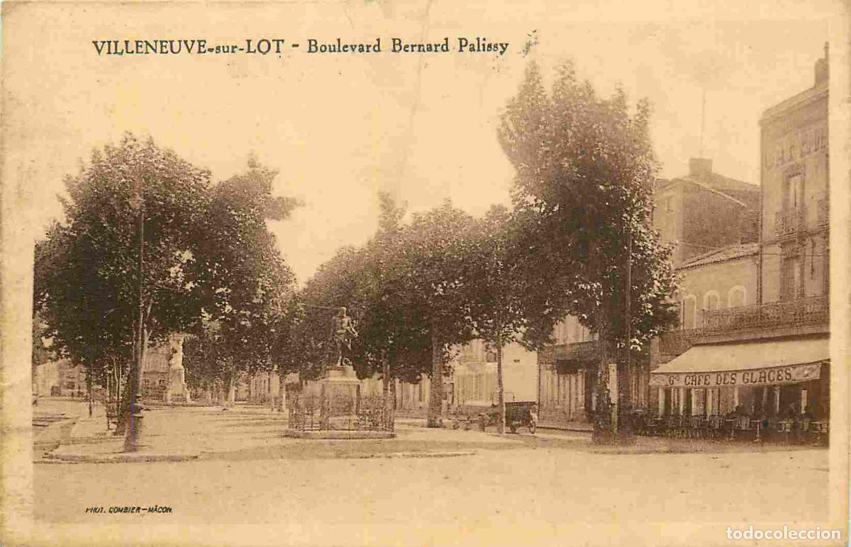 Postkarten: France - 47 - Villeneuve sur Lot - Boulevard Bernard Paliasy - CPA - Etat froissures - Voir Scans Re