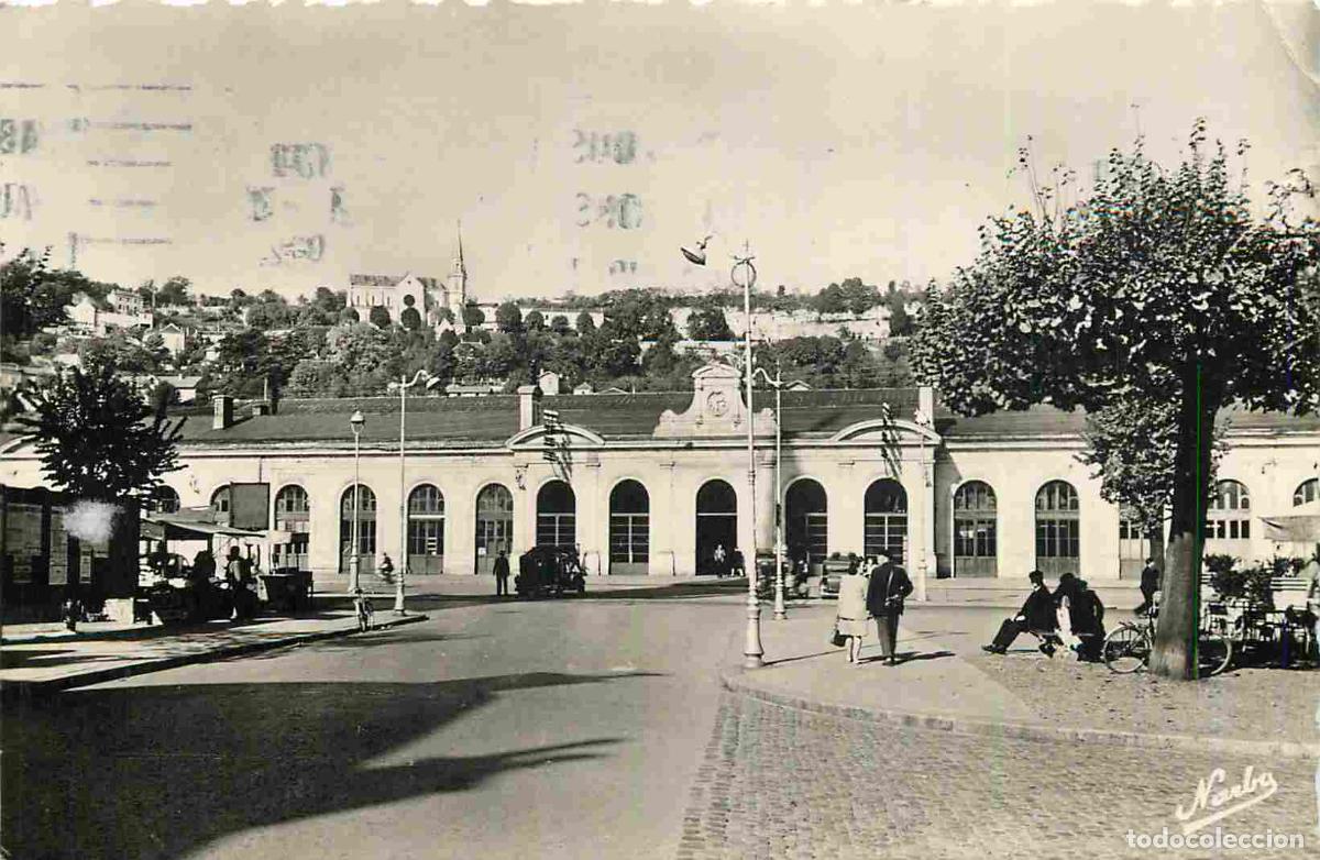 Postais: France - 47 - Agen - La Gare et l'Hermitage - Anim&eacute;e - Mention Photographie v&eacute;ritable - Carte Dentel