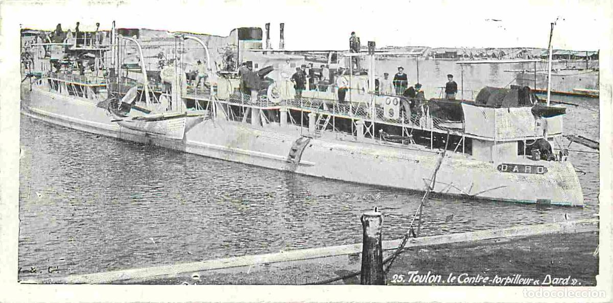 Postais: France - 83 - Toulon - Le contre torpilleur Dard - Bateaux - CPA petit format - Voir Scans Recto-Ver