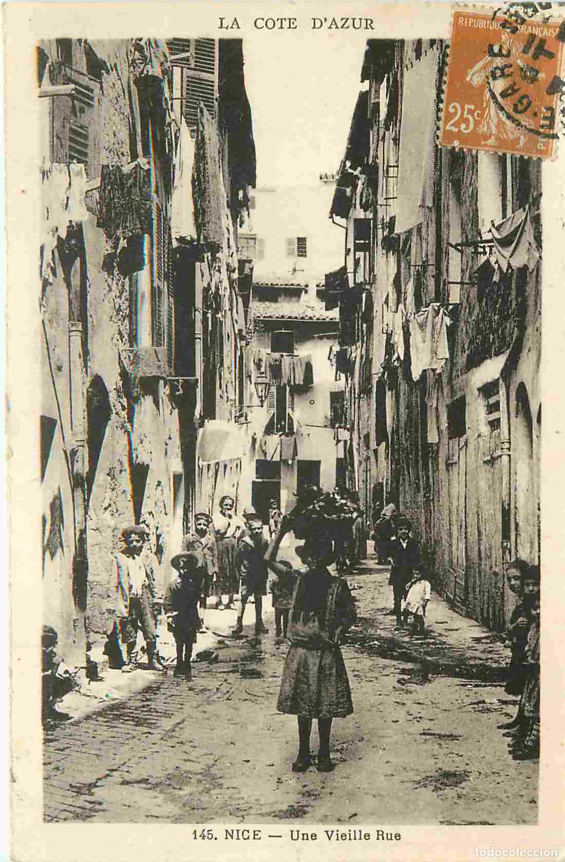 Postais: France - 06 - Nice - Une vieille rue - Anim&eacute;e - CPA - Oblit&eacute;ration - Voir Scans Recto-Verso