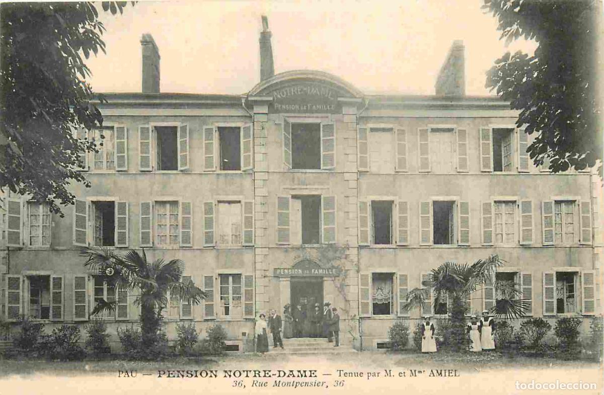 Postais: France - 75 - Paris 1 - Pension Notre Dame - 36 rue Montpensier - Tenue par Monsieur et Madame Amiel