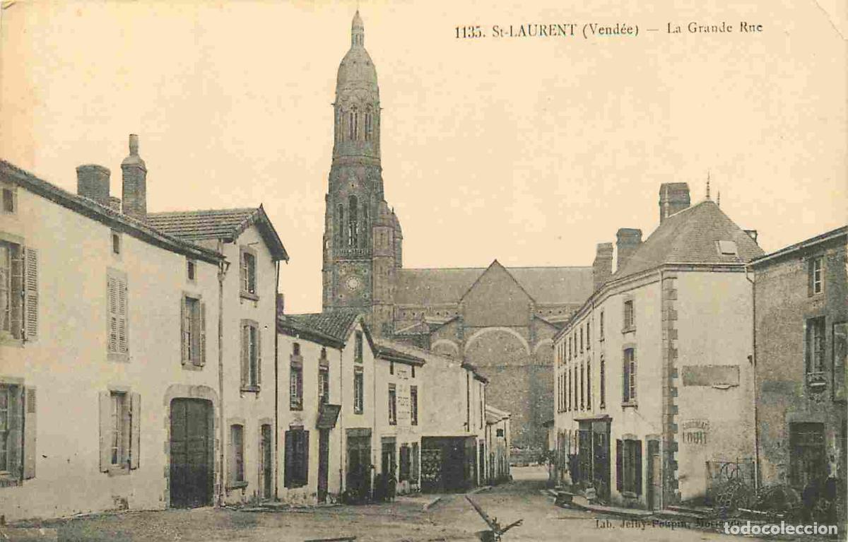 Postais: France - 85 - Saint Laurent - La Grande Rue - CPA - Voyag&eacute;e en 1915 - Voir Scans Recto-Verso
