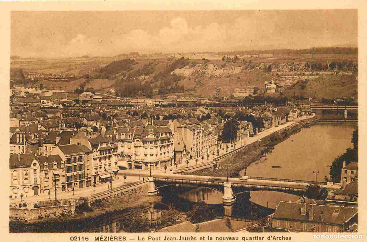 Postais: France - 08 - M&eacute;zi&egrave;res - Le pont Jean Jaur&egrave;s est le nouveau quartier d'Arches - Vue a&eacute;rienne - CPA -