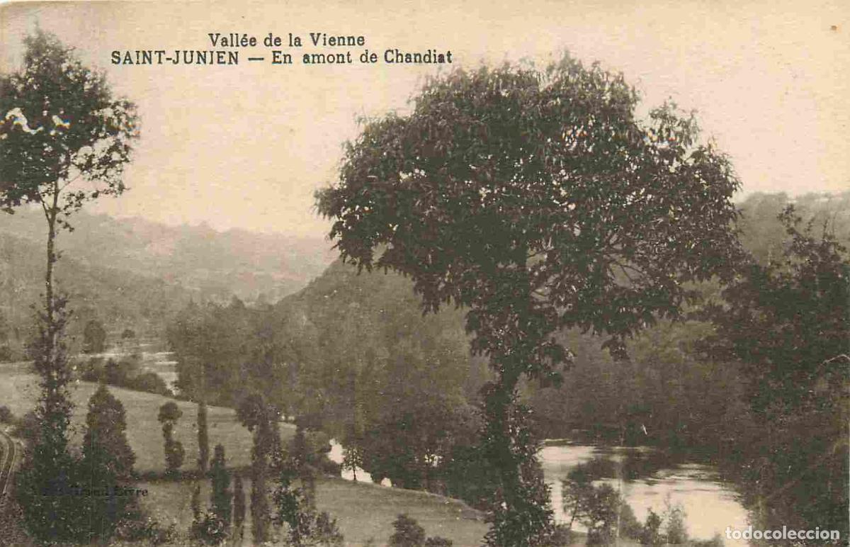 Postais: France - 87 - Saint Junien - Vall&eacute;e de la Vienne - en amont de Chandiat - CPA - Voyag&eacute;e en 1932 - Vo