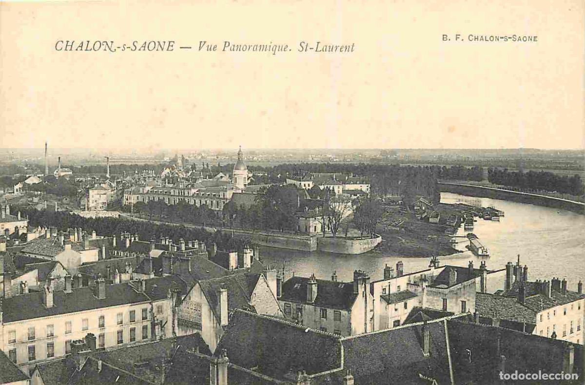 Postais: France - 71 - Chalon sur Saone - Vue panoramique - Saint Laurent - CPA - Voir Scans Recto-Verso