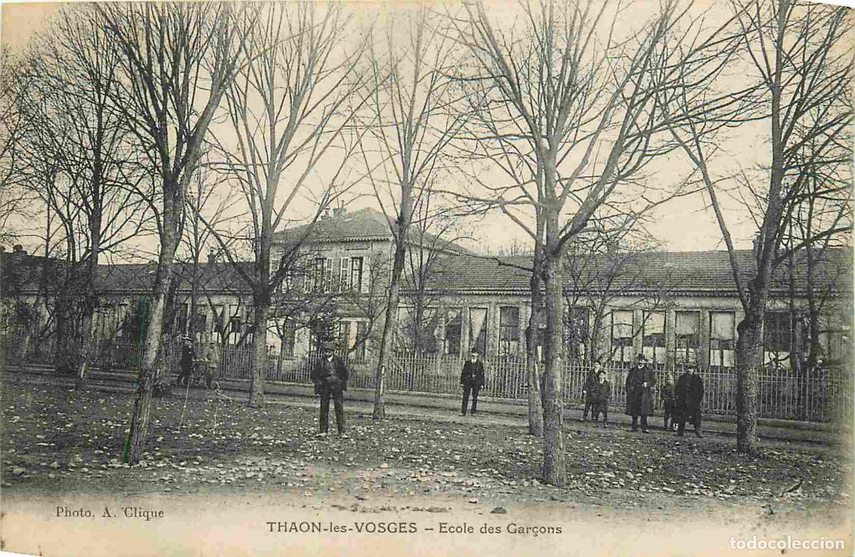 Postais: France - 88 - Thaon les Vosges - Ecole des Gar&ccedil;ons - Anim&eacute;e - CPA - Oblit&eacute;ration de 1920 - Voir Scan