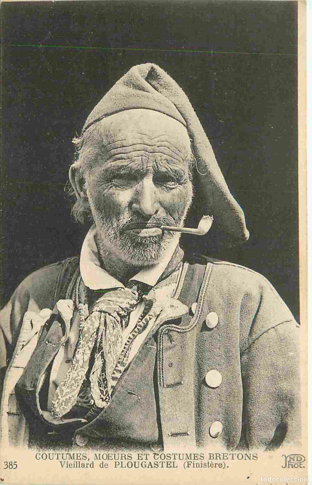Postkarten: France - 29 - Plougastel - Costumes m�urs et costumes bretons - Vieillard de Plougastel - Folklore -