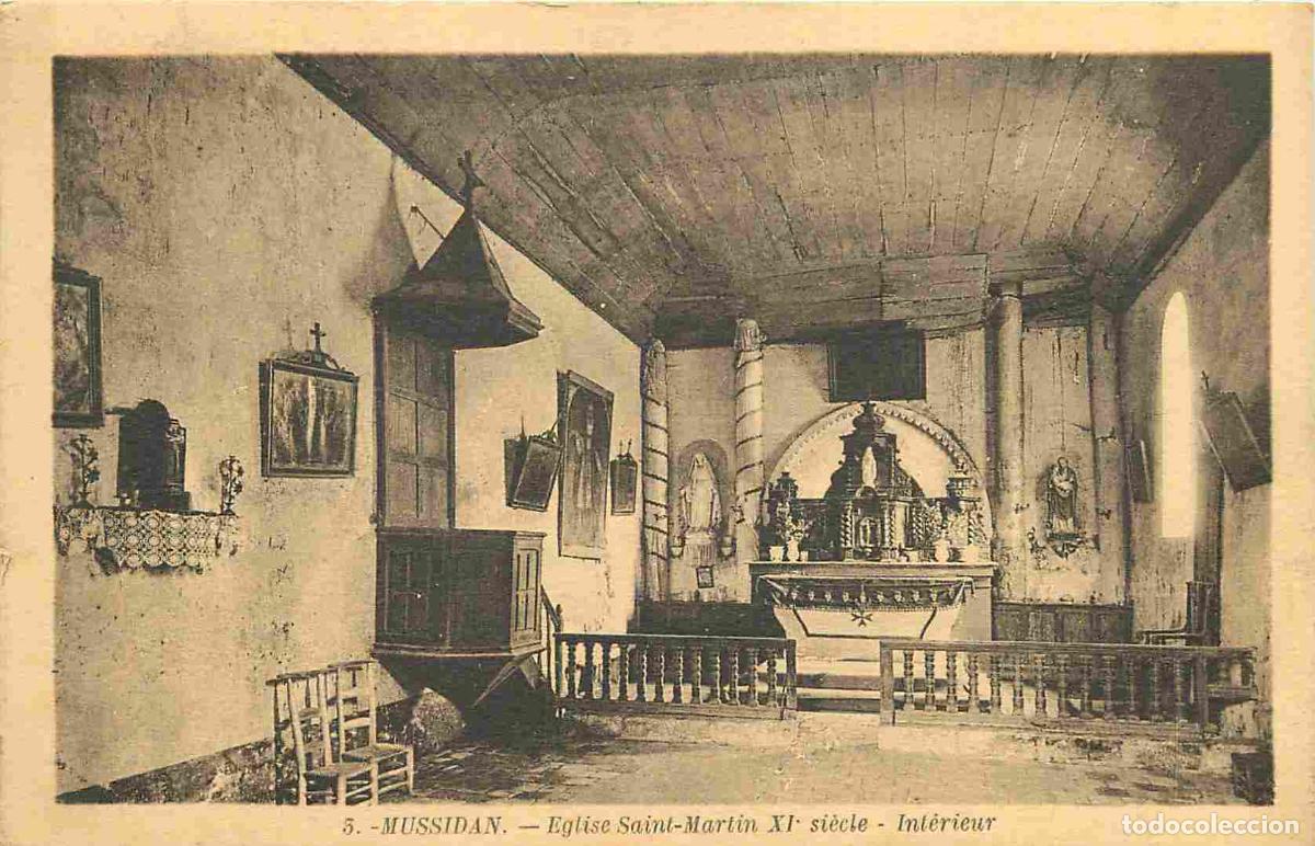 Cartoline: France - 24 - Mussidan - Int&eacute;rieur de l'Eglise Saint Martin - CPA - Voir Scans Recto-Verso