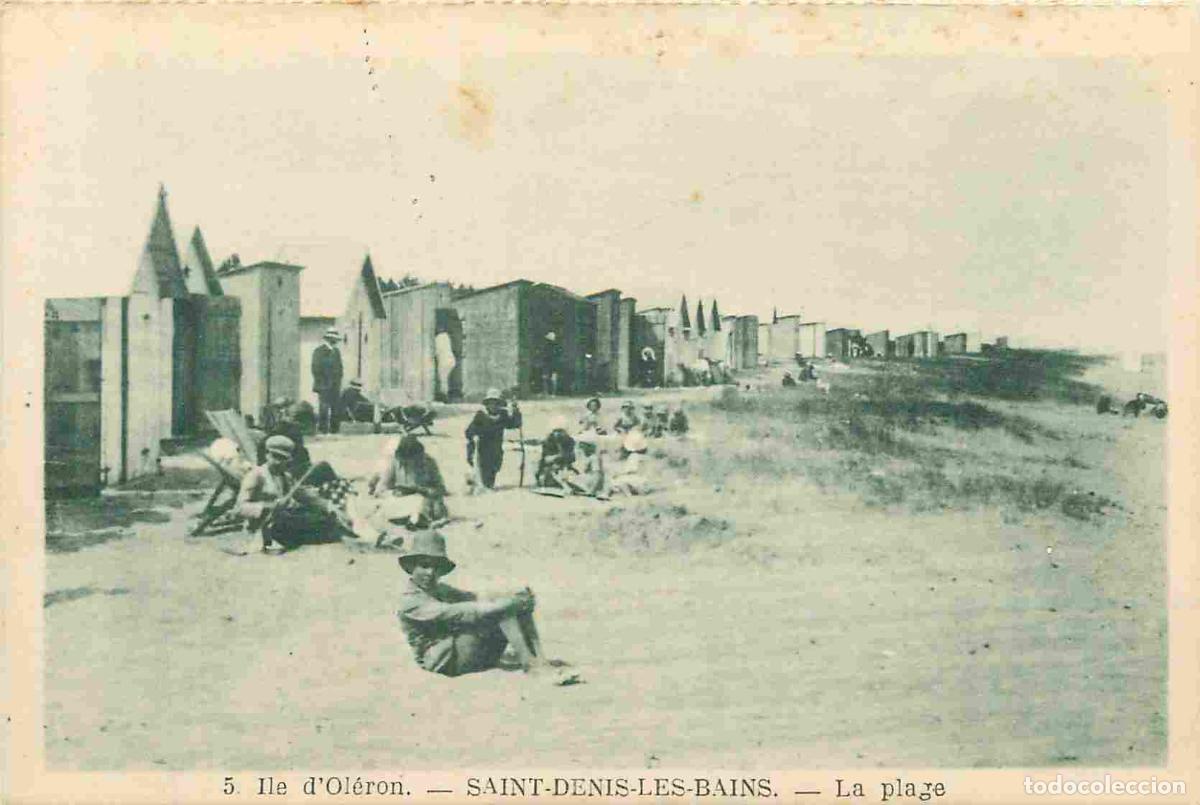 Cartoline: France - 17 - Ile d'Ol&eacute;ron - St Denis les Bains - La plage - Anim&eacute;e - CPA - Voir Scans Recto-Verso
