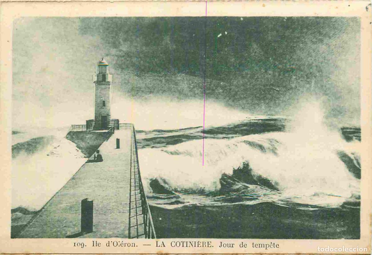 Cartoline: France - 17 - Ile d'Ol&eacute;ron - La Cotini&egrave;re - Jour de temp&ecirc;te - CPA - Voir Scans Recto-Verso