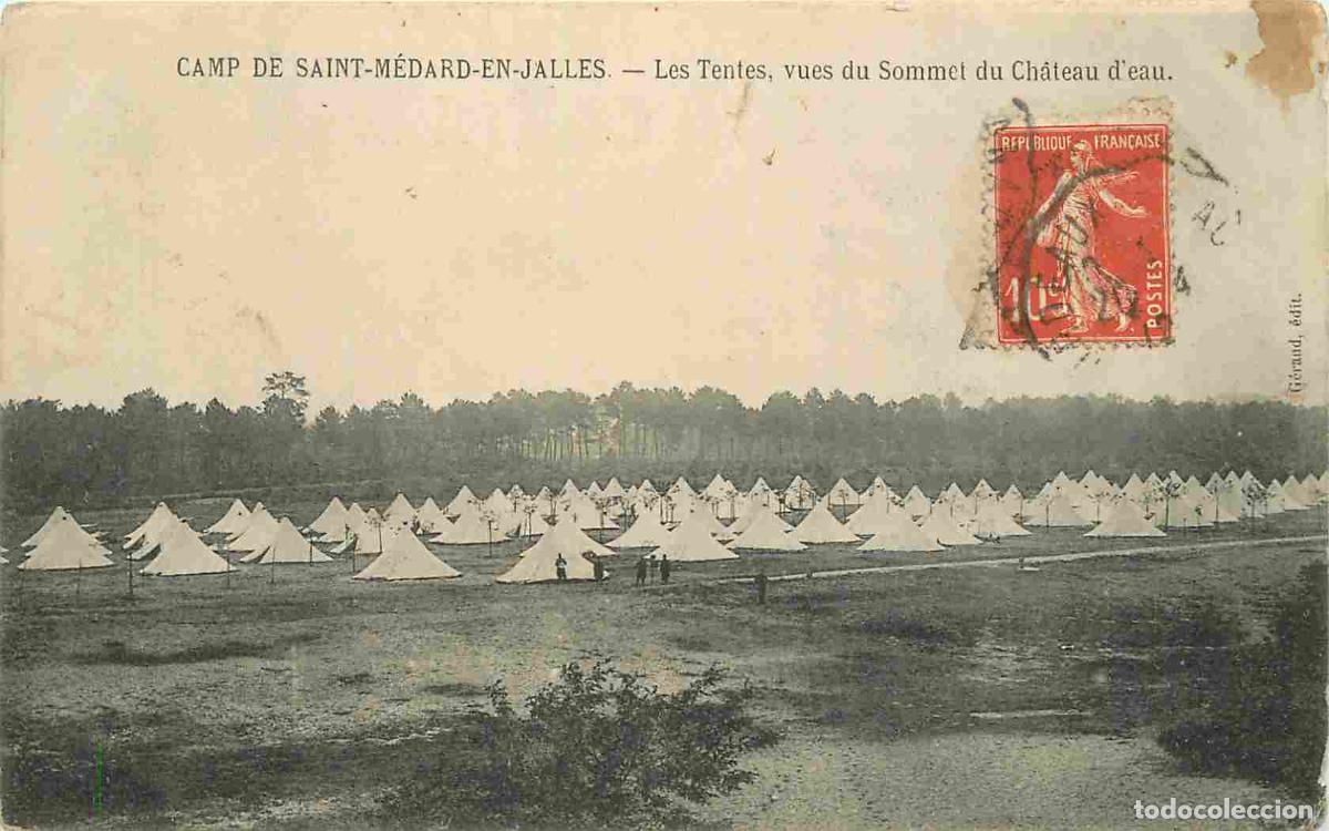 Cartoline: France - 33 - Saint M&eacute;dard en Jalles - Les Tentes vues du Sommet du Ch&acirc;teau d'eau - Anim&eacute;e - CPA - O