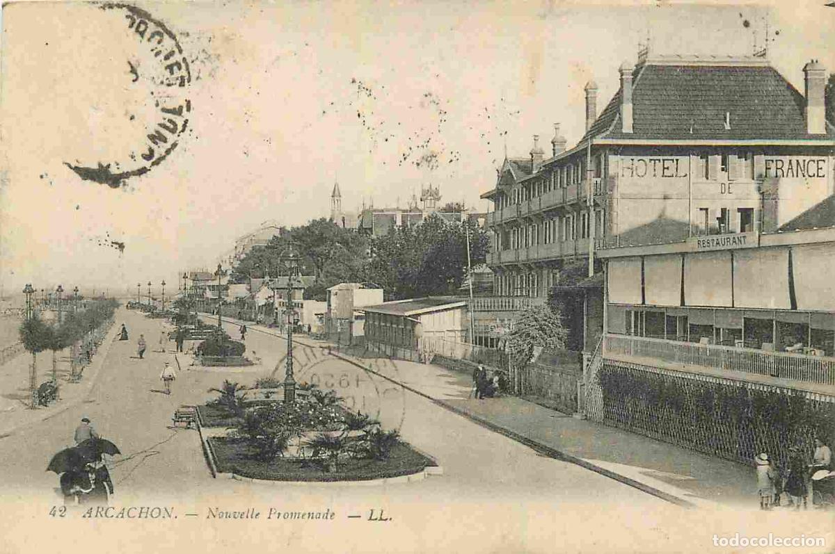 Postais: France - 33 - Arcachon - Nouvelle Promenade - Anim&eacute;e - CPA - Oblit&eacute;ration de 1920 - Voir Scans Recto