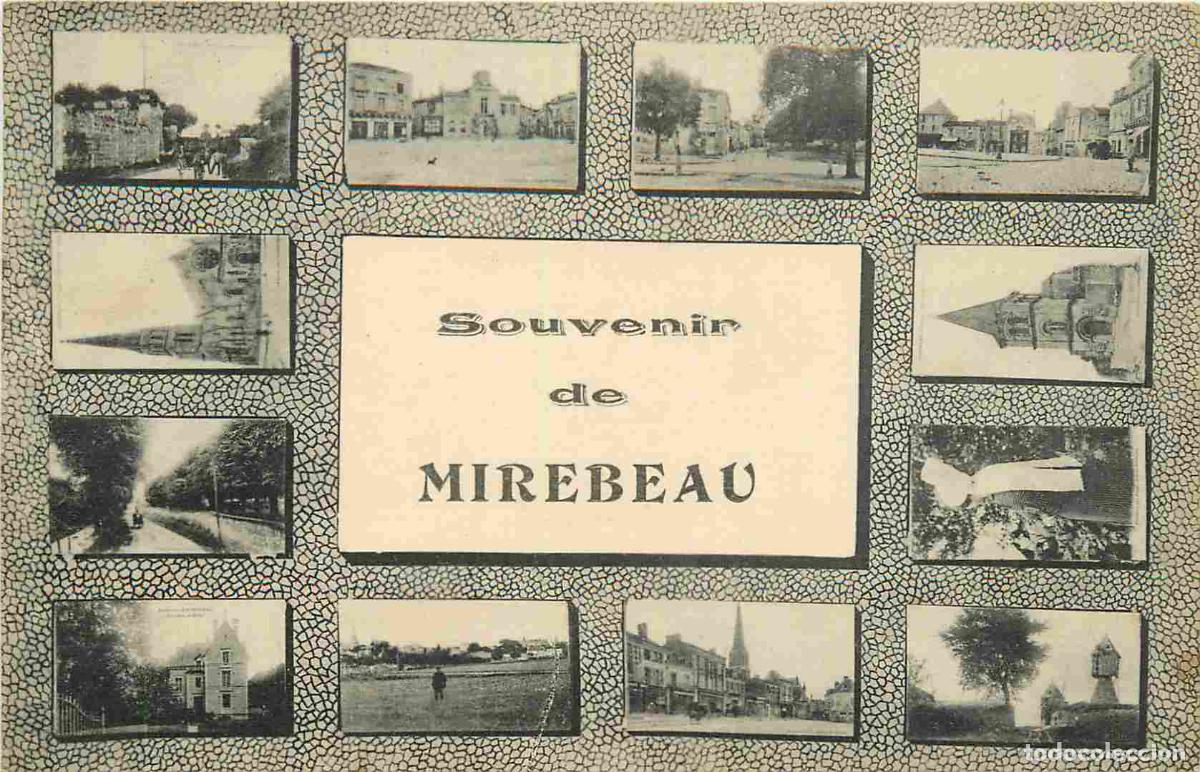 Postkarten: France - 86 - Mirebeau - Multivues - CPA - Oblit&eacute;ration de 1928 - Voir Scans Recto-Verso
