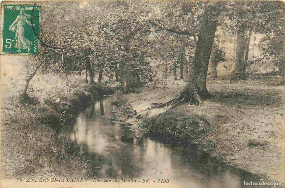 Postkarten: France - 33 - Andernos les Bains - Ruisseau du moulin - CPA - Voir Scans Recto-Verso