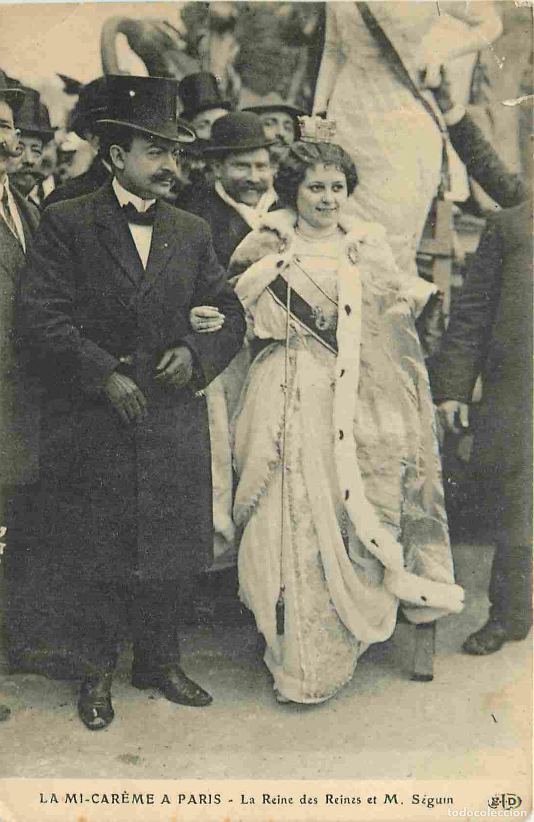 Postkarten: France - 75 - Paris - La mi-car&ecirc;me &agrave; Paris - La Reine des Reines et M Seguin - Anim&eacute;e - CPA - Etat a