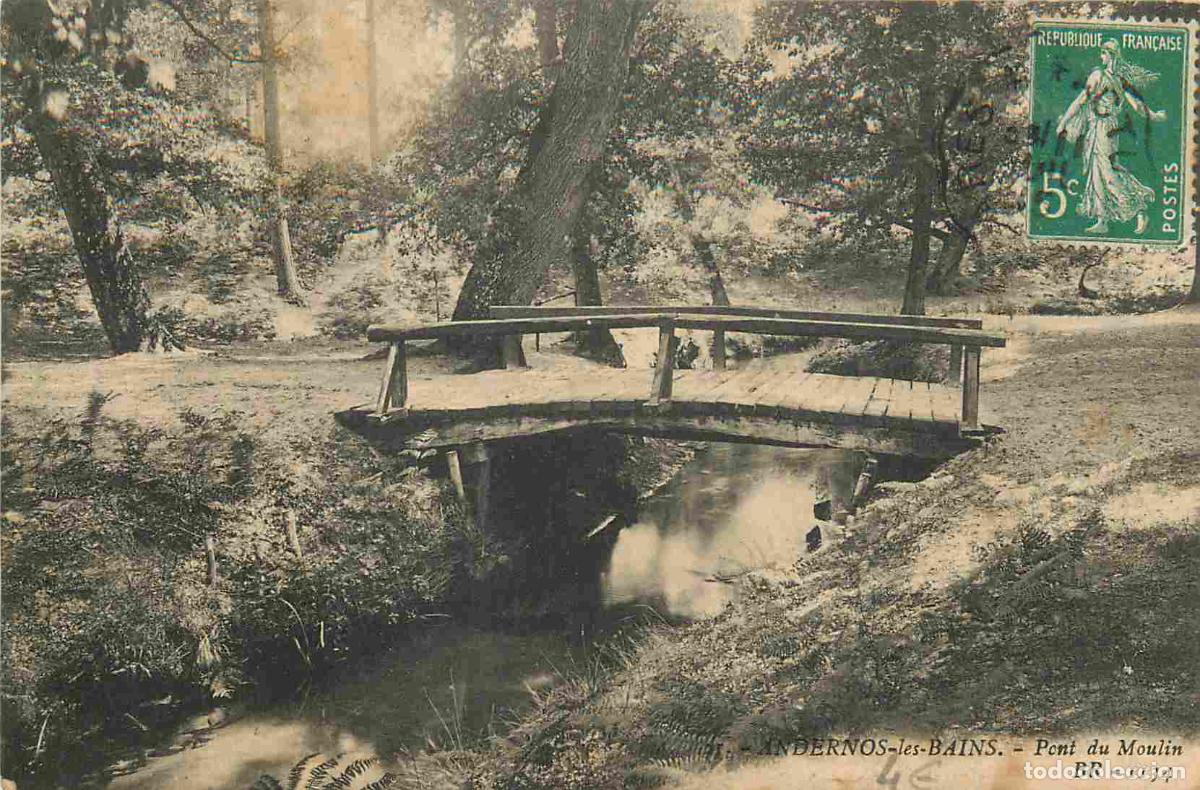 Postkarten: France - 33 - Andernos les Bains - Pont du moulin - CPA - Oblit&eacute;ration - Voir Scans Recto-Verso