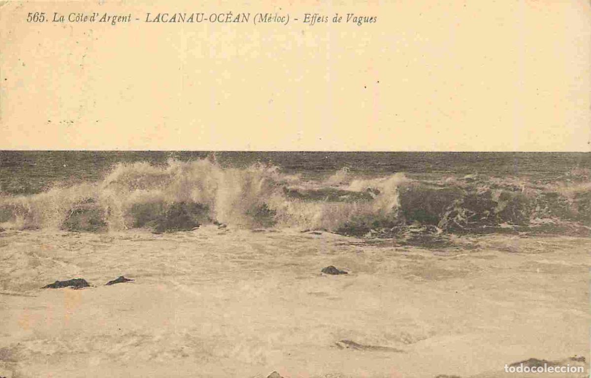 Postkarten: France - 33 - Lacanau Oc&eacute;an - Effet de vagues - CPA - Voir Scans Recto-Verso