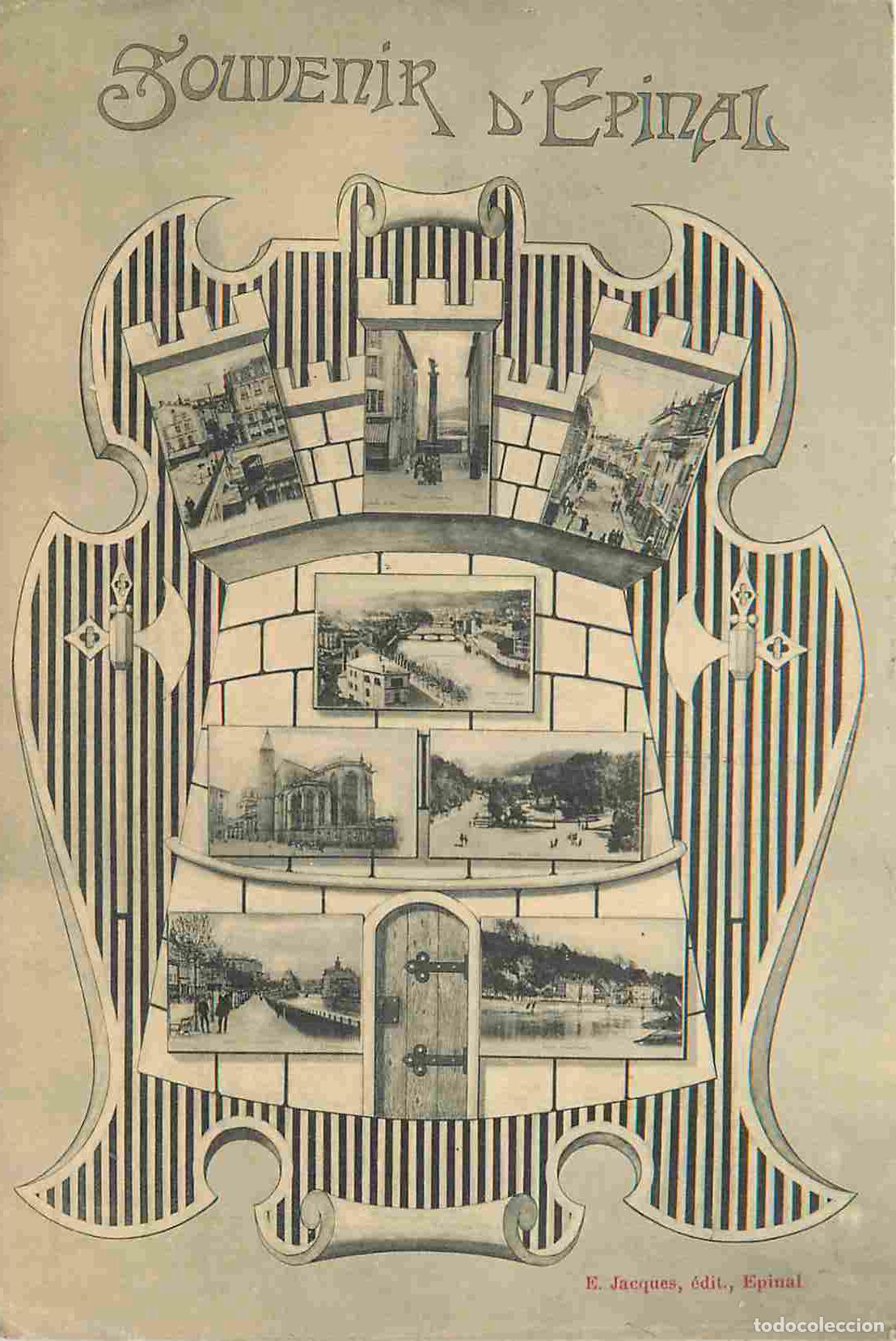 Postkarten: France - 88 - Epinal - Multivues - CPA - Oblit&eacute;ration de 1906 - Voir Scans Recto-Verso