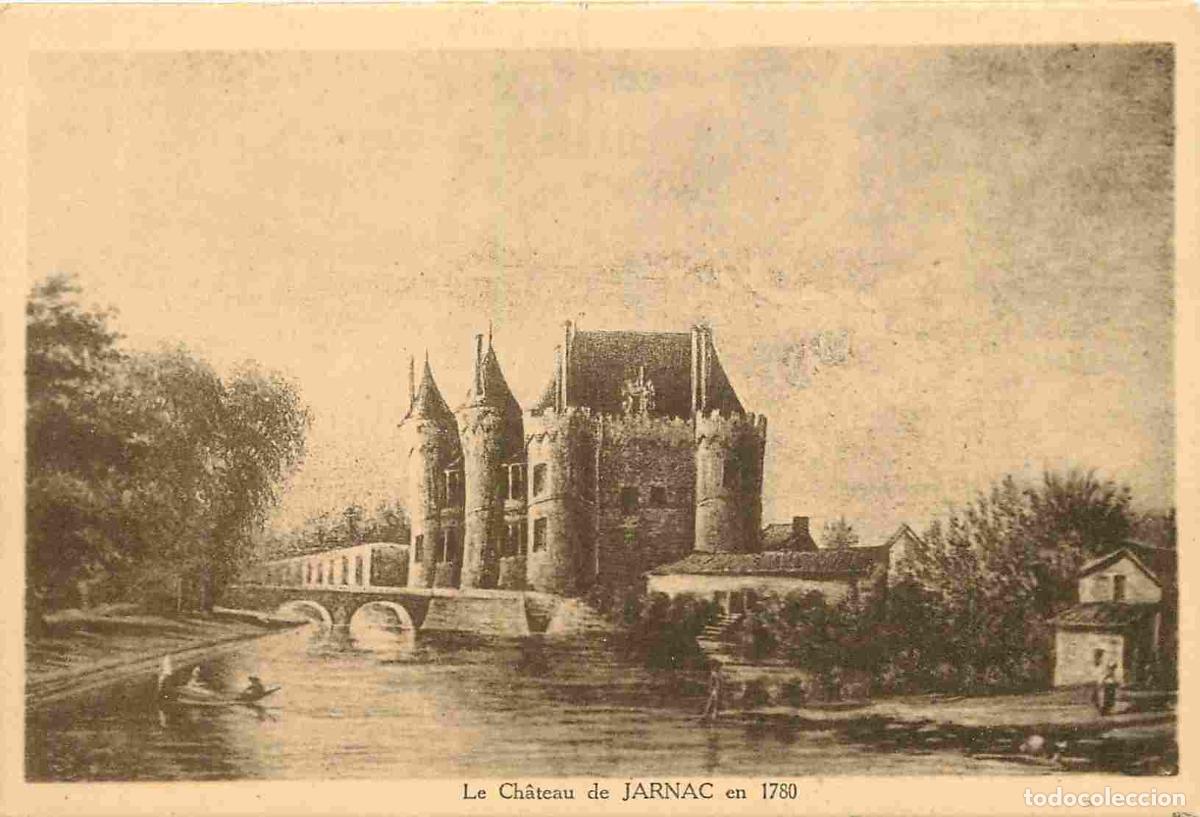 Cartoline: France - 16 - Jarnac - Le ch&acirc;teau en 1780 - D'apr&egrave;s une gravure ancienne - CPA - Voir Scans Recto-Ve