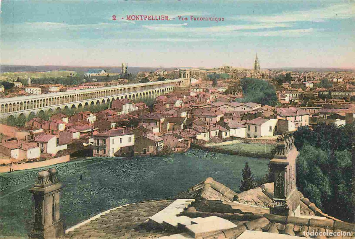 Postais: France - 34 - Montpellier - Vue panoramique - Coloris&eacute;e - CPA - Voir Scans Recto-Verso