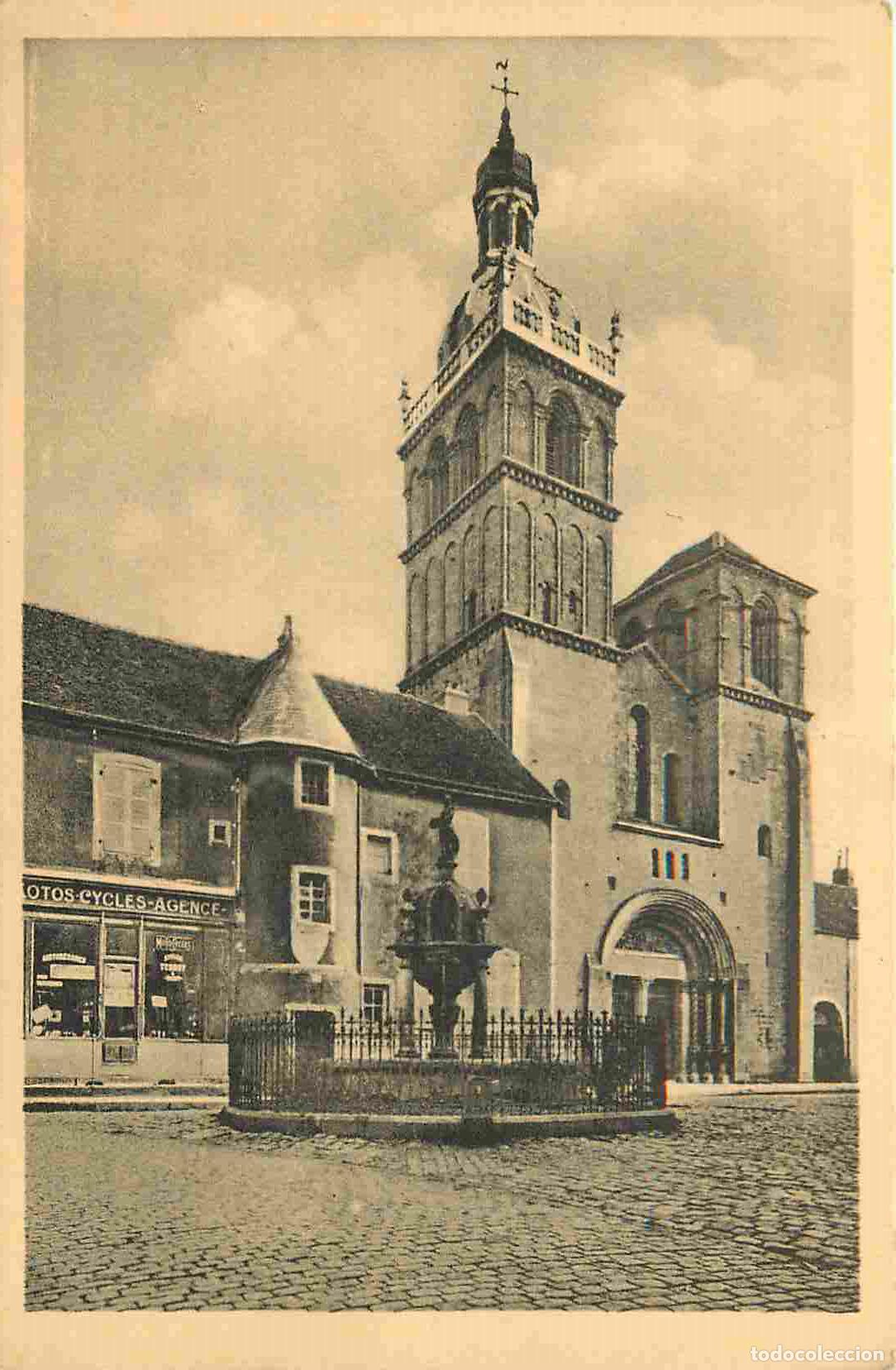 Postais: France - 21 - Saulieu - Basilique Saint Andoche - Combat de sangliers - Vue d'ensemble - CPA - Voir