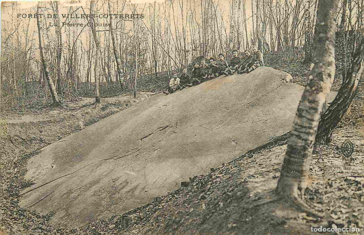 Cartoline: France - 02 - Villers Cotterets - For&ecirc;t de Villers Cotterets - La Pierre Clouise - Anim&eacute;e - Enfants