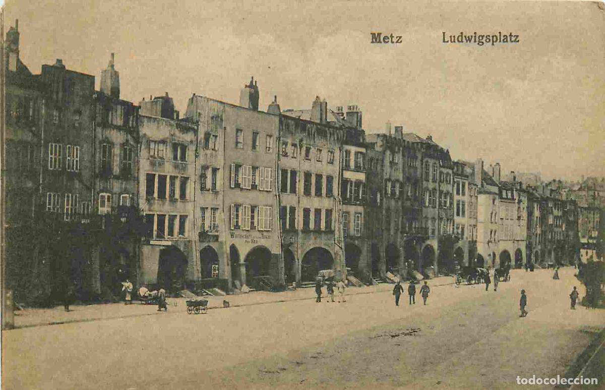 Postkarten: France - 57 - Metz - Ludwigsplatz - Anim&eacute;e - CPA - Voir Scans Recto-Verso
