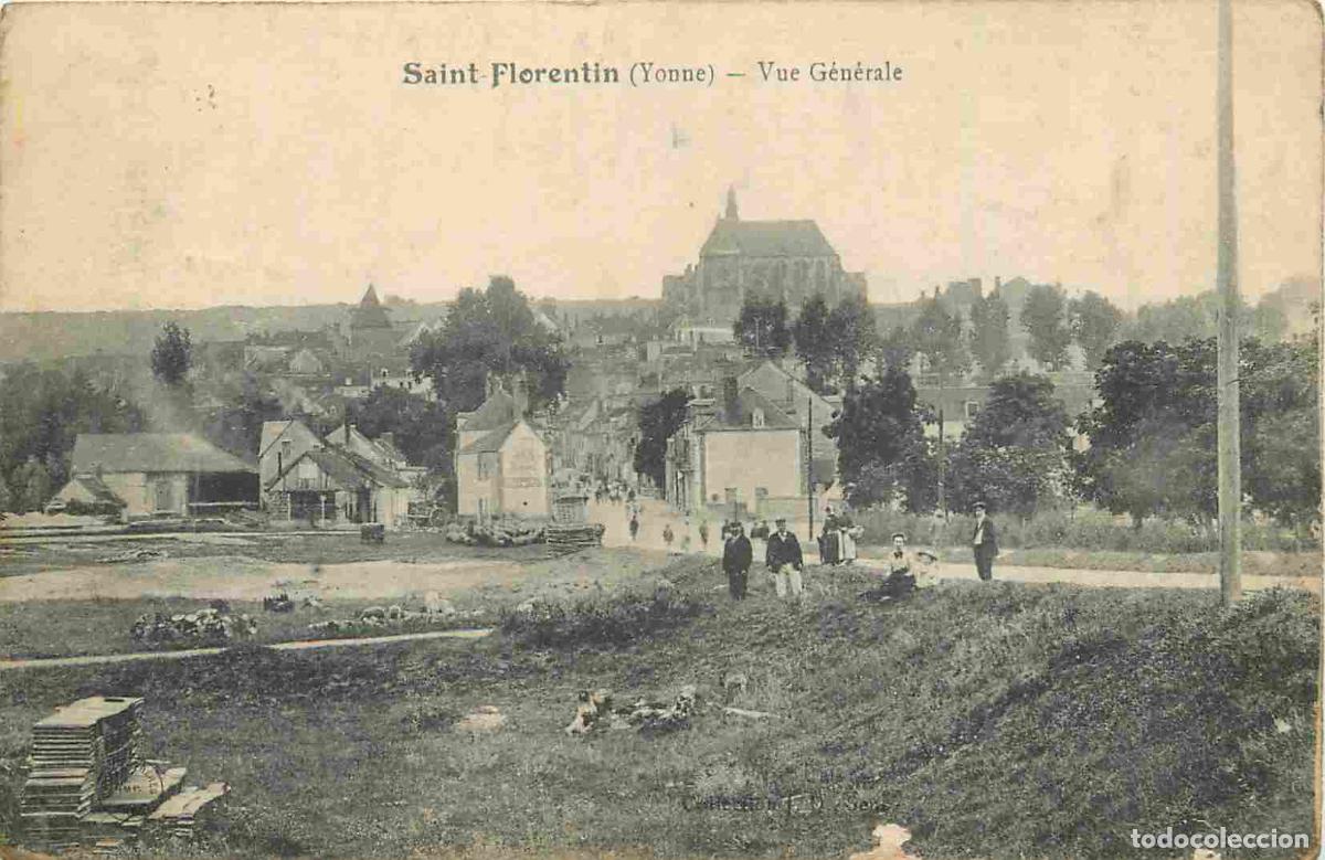 Cartoline: France - 89 - Saint Florentin - Vue g&eacute;n&eacute;rale - Anim&eacute;e - CPA - Voir Scans Recto-Verso