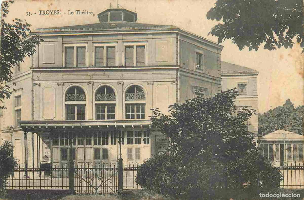 Cartoline: France - 10 - Troyes - Le th&eacute;&acirc;tre - CPA - Voir Scans Recto-Verso