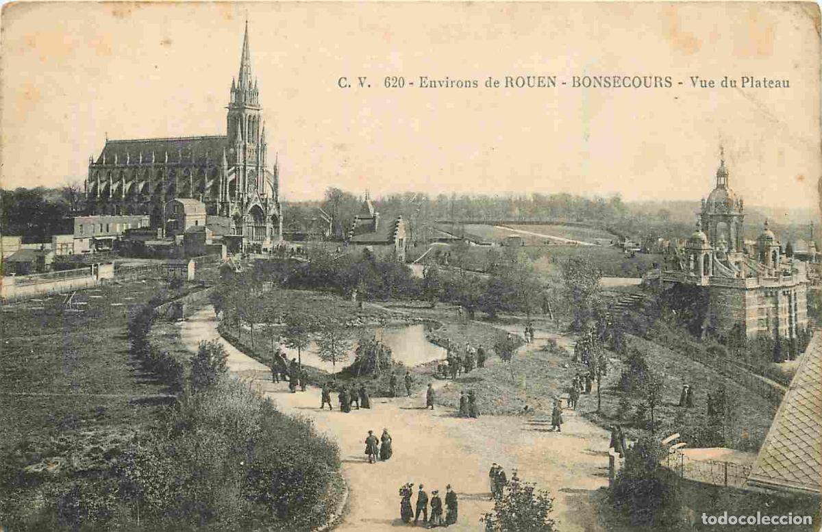 Cartes Postales: France - 76 - Bonsecours - Vue du Plateau - Anim&eacute;e - CPA - Voir Scans Recto-Verso