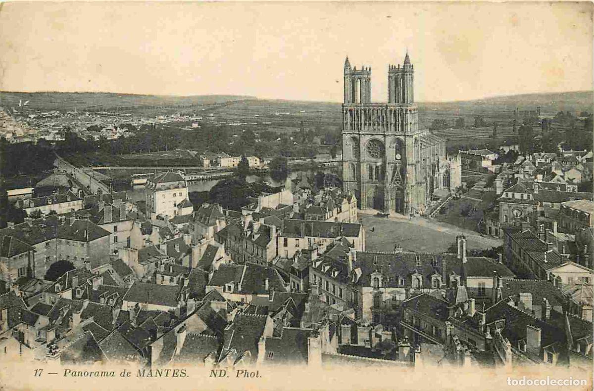 Cartes Postales: France - 78 - Mantes - Panorama - CPA - Oblit&eacute;ration de 1915 - Voir Scans Recto-Verso