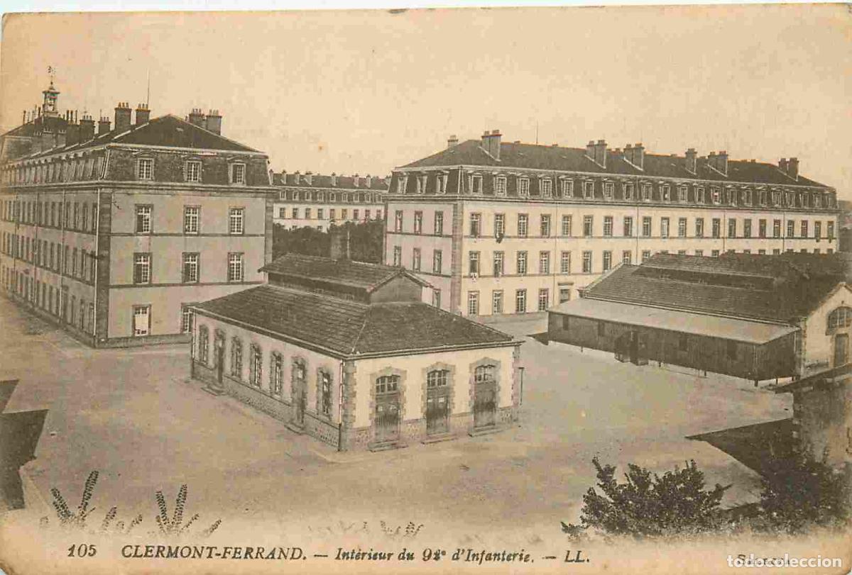 Cartes Postales: France - 63 - Clermont Ferrand - Int&eacute;rieur du r&eacute;giment d'infanterie - Militaria - CPA - Oblit&eacute;ratio