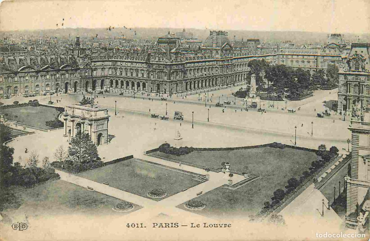Cartes Postales: France - 75 - Paris - Le Louvre - CPA - Oblit&eacute;ration de 1914 - Voir Scans Recto-Verso