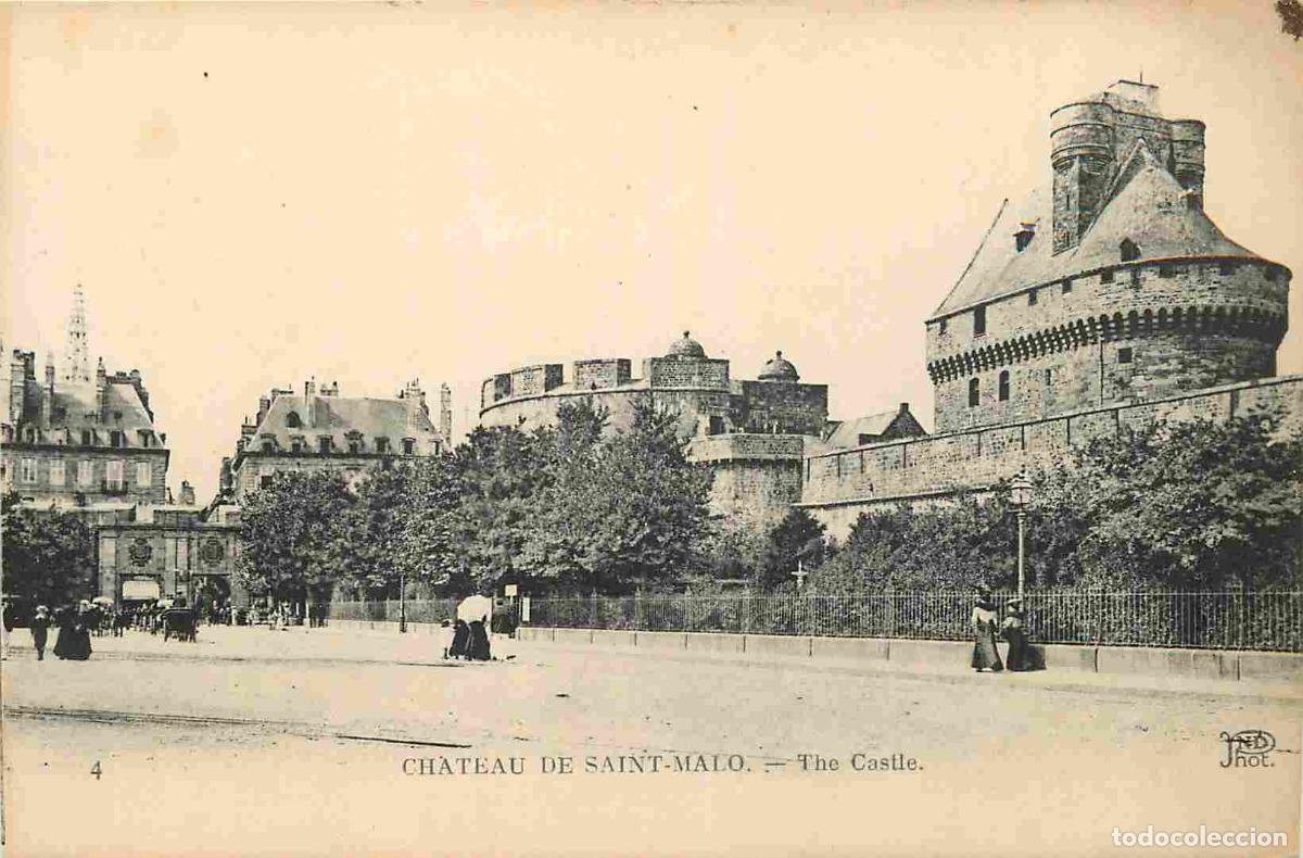 Cartes Postales: France - 35 - Saint Malo - Le ch&acirc;teau - Anim&eacute;e - CPA - Voir Scans Recto-Verso
