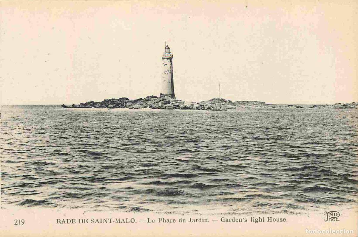 Postcards: France - 35 - Saint Malo - Le phare du jardin - CPA - Voir Scans Recto-Verso