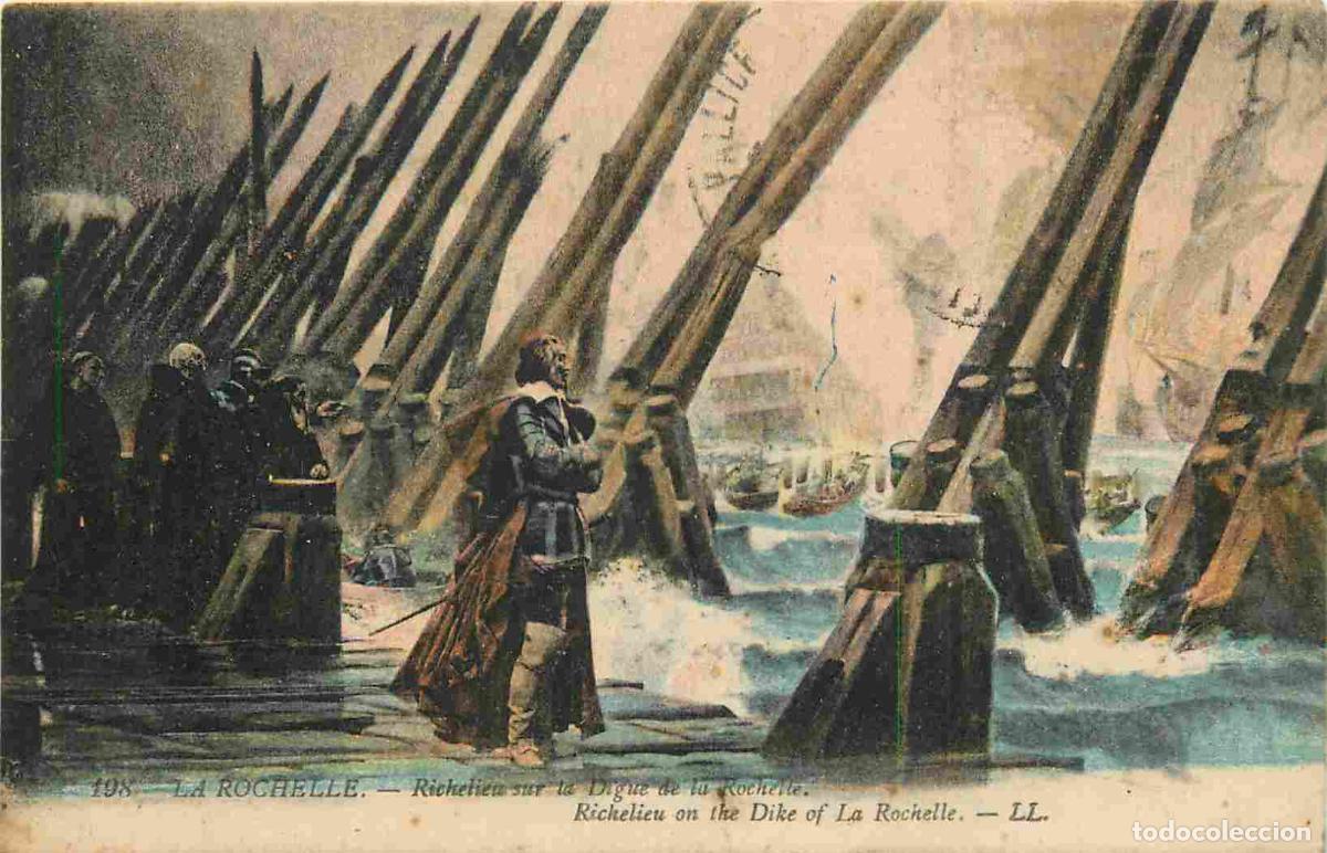 Postcards: France - 17 - La Rochelle - Richelieu sur la digue de La Rochelle - Coloris&eacute;e - CPA - Voir Scans Rec
