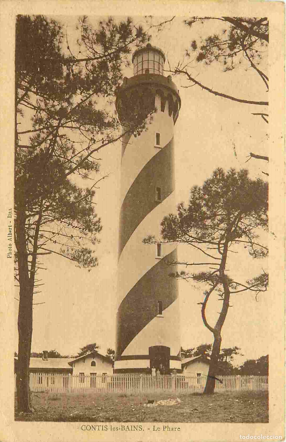 Cartes Postales: France - 40 - Contis les bains - Le phare - CPA - Voir Scans Recto-Verso